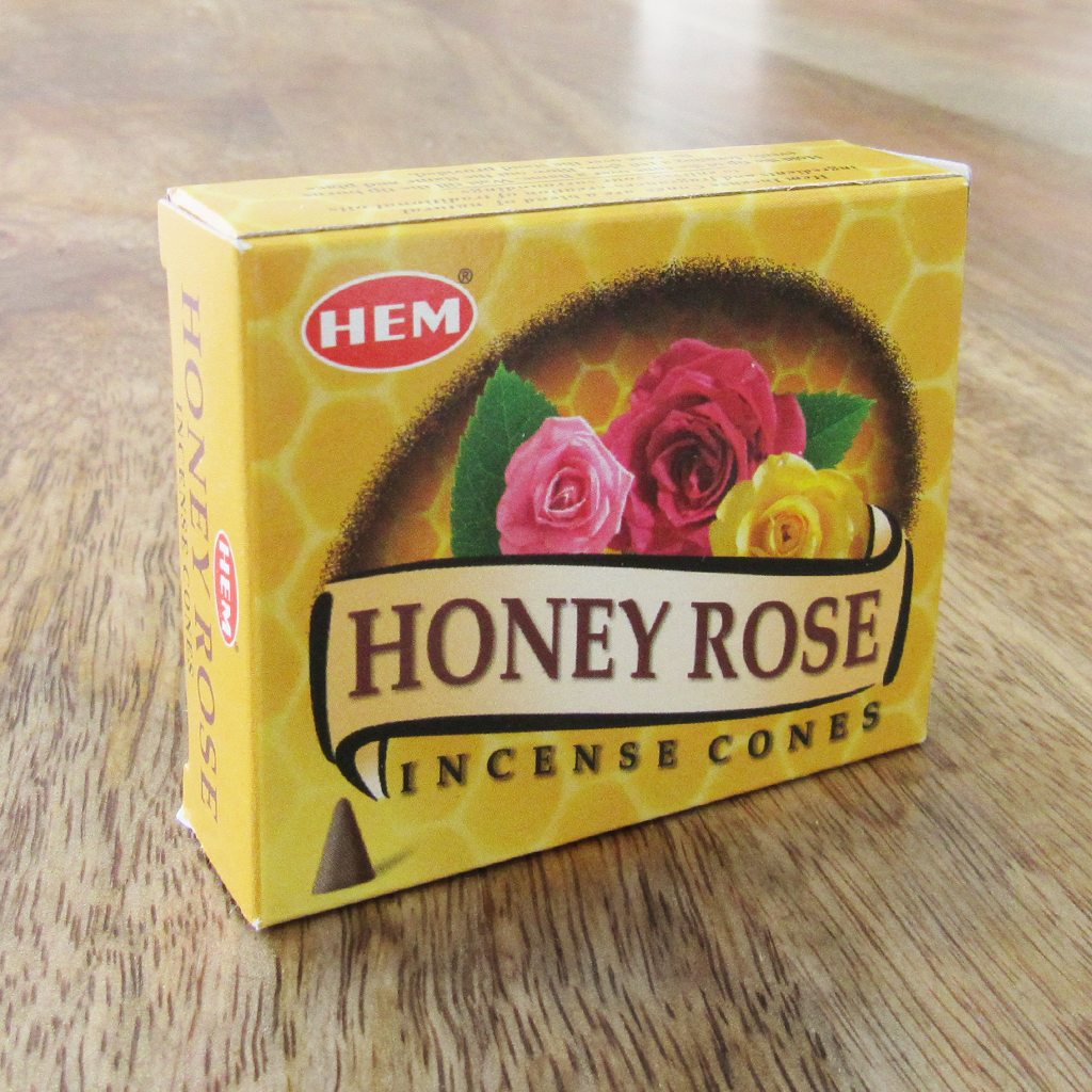 HEM Incense Cones - Honey Rose – Grove and Grotto