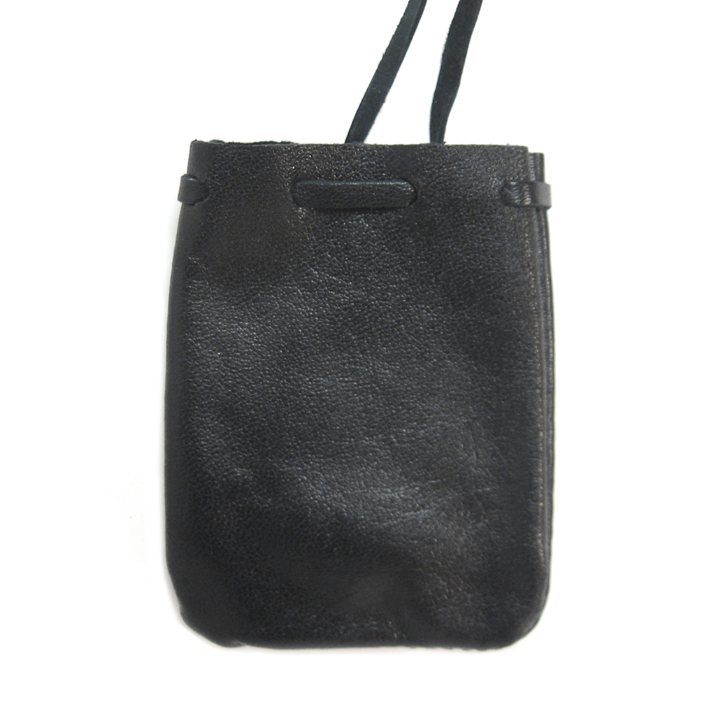 Soft Leather Pouch (Black) – Grove and Grotto