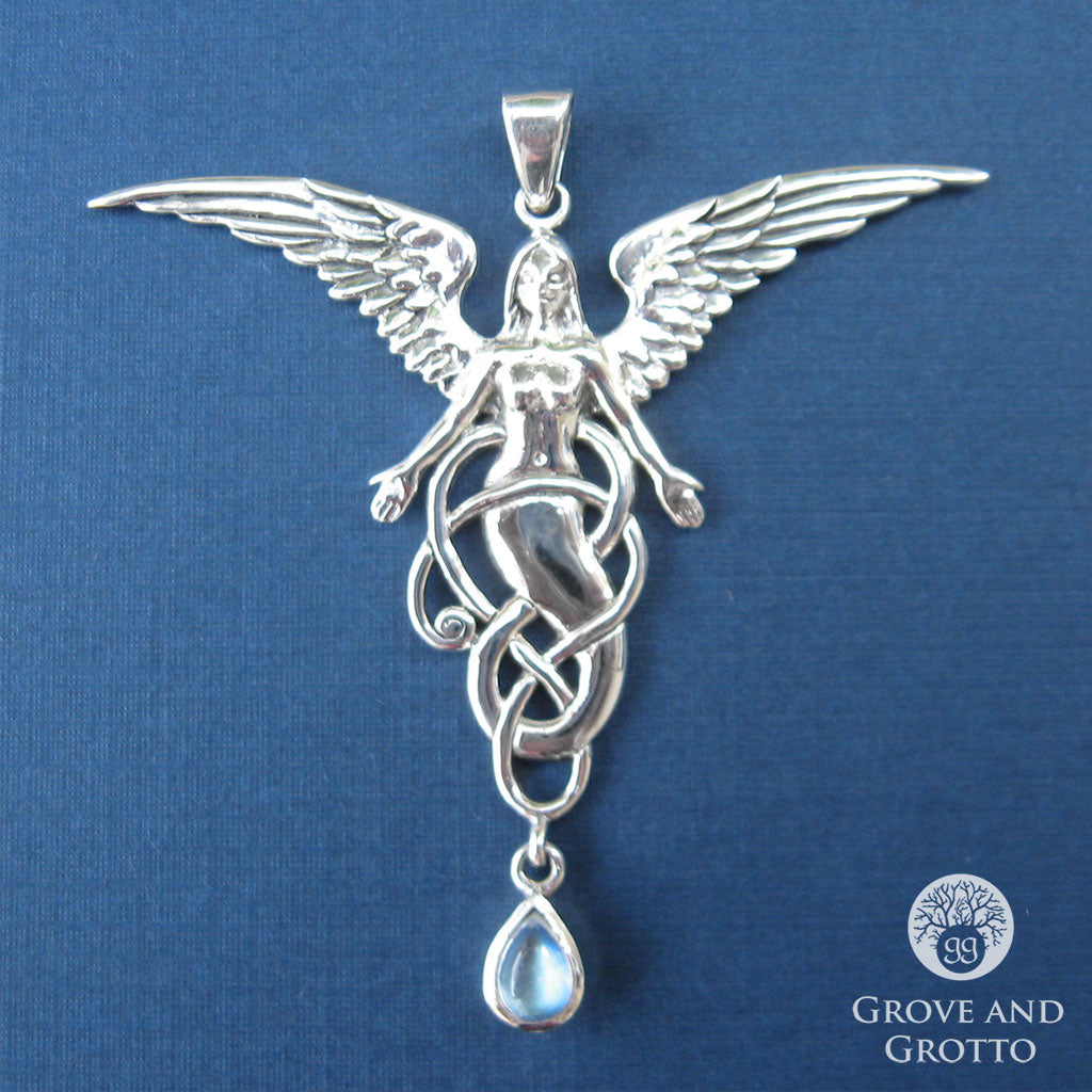 Melusine Pendant (Sterling Silver with Moonstone) – Grove and Grotto