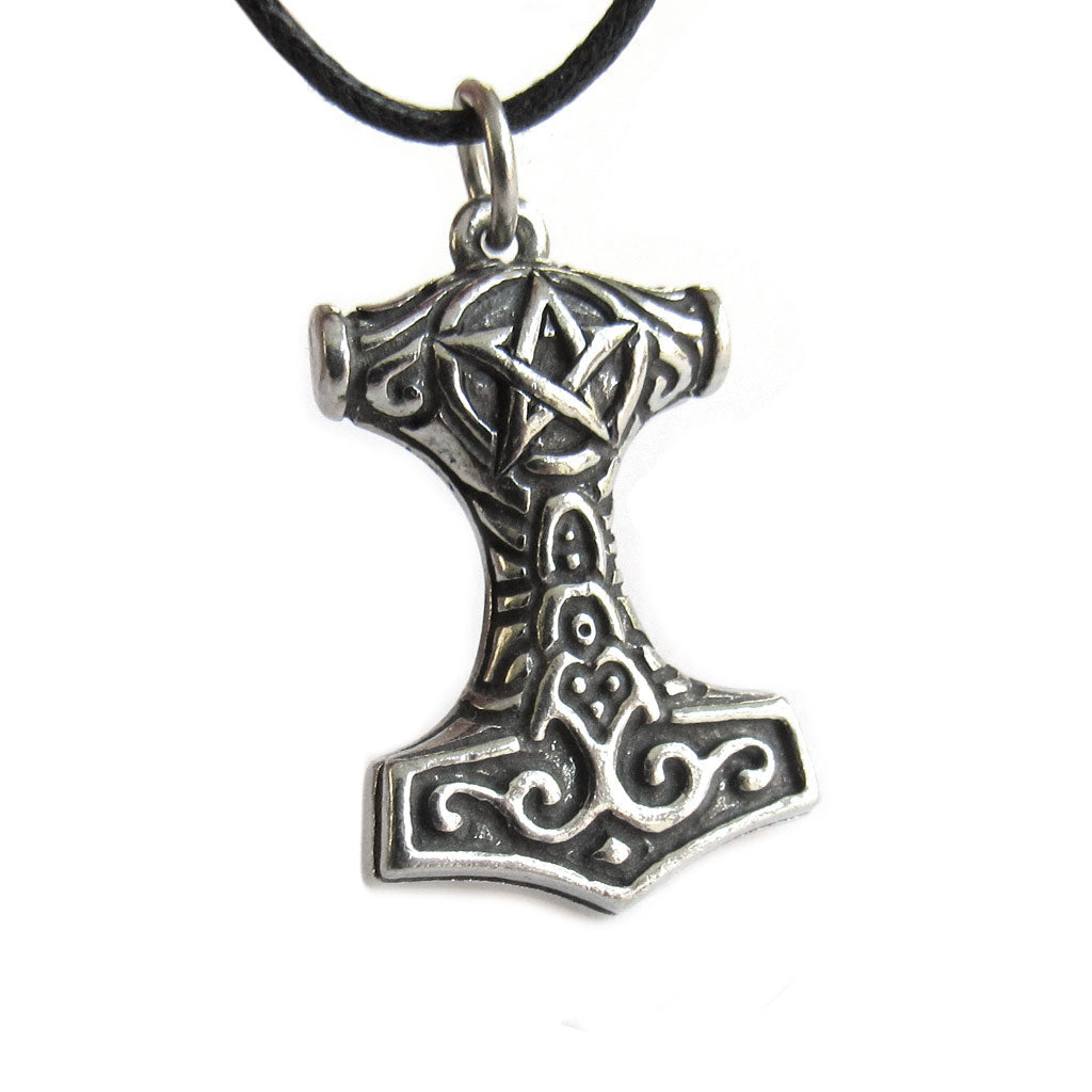 Ritual Offering Bowl Mjolnir & Runes Thor's Hammer 