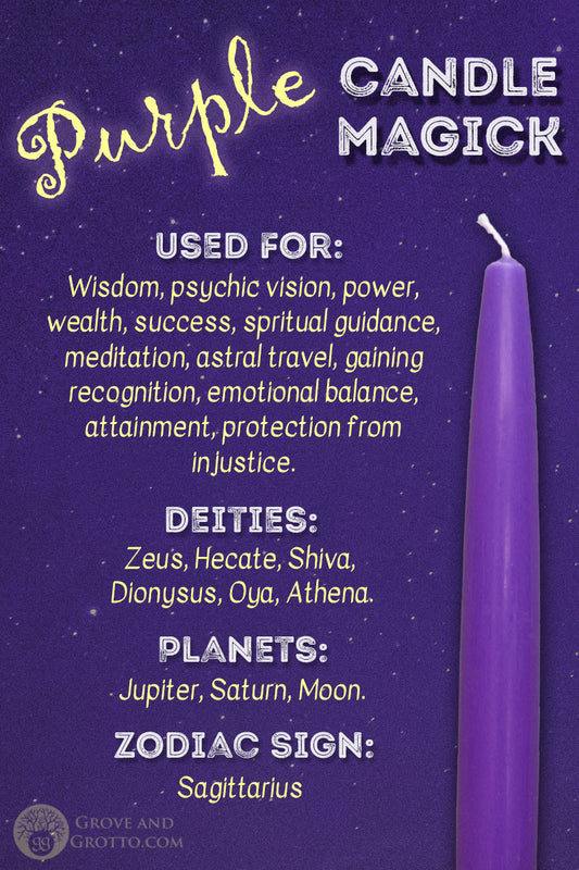 Purple candle magick