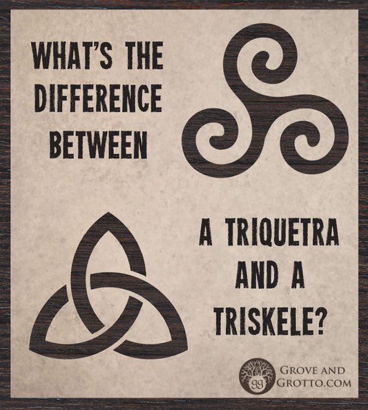 What's the difference between a triquetra and a triskele?