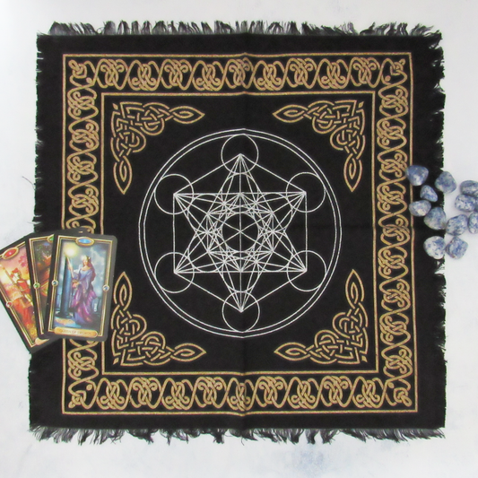 Hexagram of Metatron Altar Cloth (18 Inches)