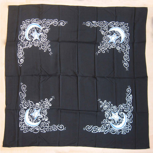 Celtic Moon Batik Altar Cloth (36 Inches)