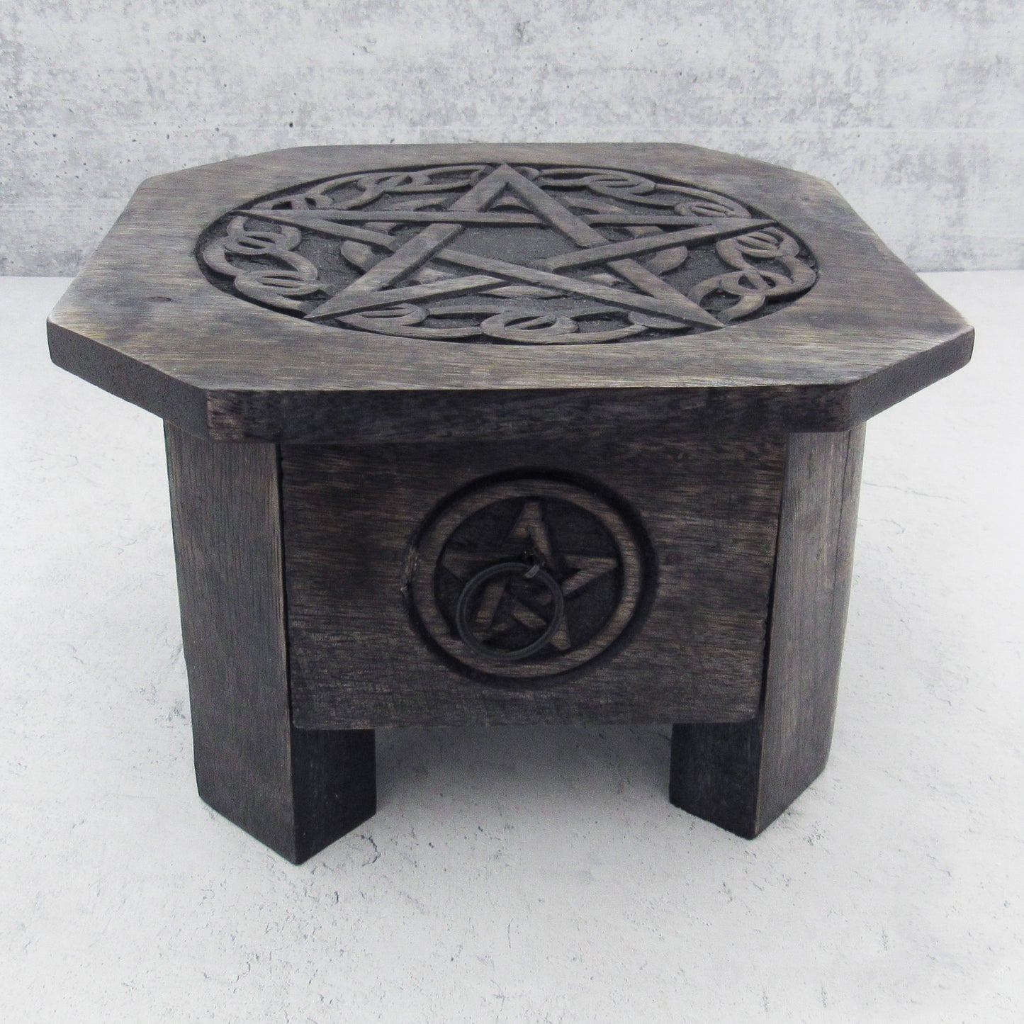 Pentagram Altar Table with Drawer