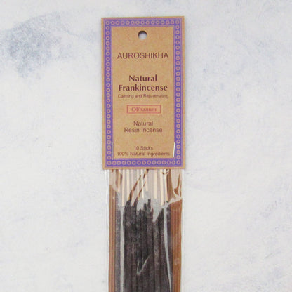 Auroshikha Resin Incense Sticks - Natural Frankincense