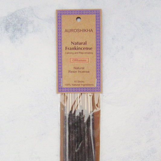 Auroshikha Resin Incense Sticks - Natural Frankincense