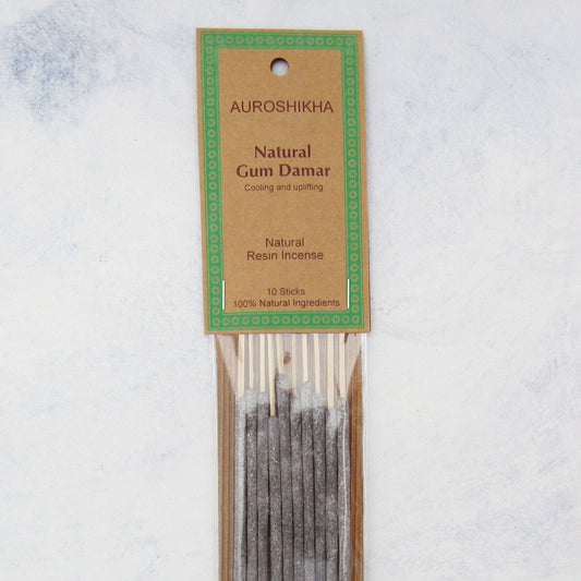 Auroshikha Resin Incense Sticks - Natural Gum Damar