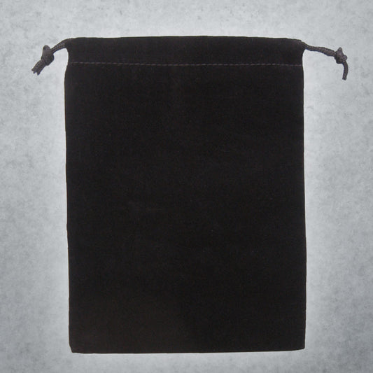 Velveteen Bag (5x7 Inches) - Black