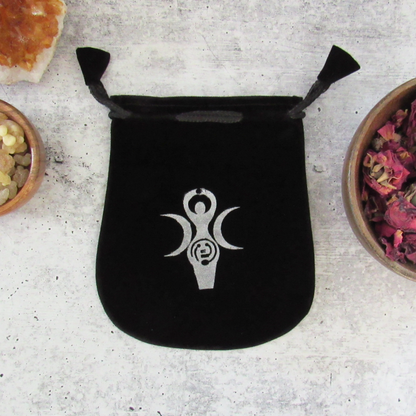 Moon Goddess Velveteen Bag