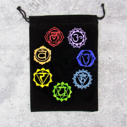 Seven Chakras Embroidered Bag