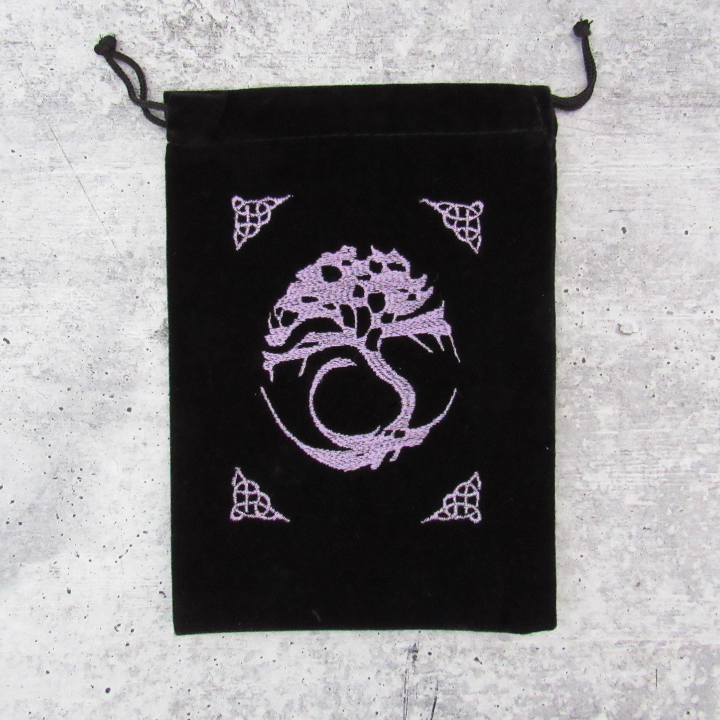 Tree of Life Embroidered Tarot Bag