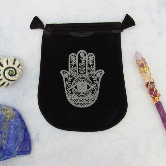 Hamsa Velveteen Bag