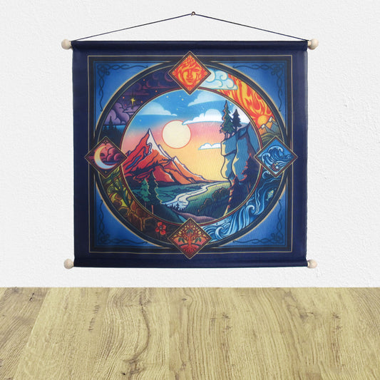 Four Elements Hanging Banner