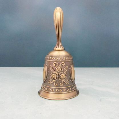 Floral Altar Bell (Bronze Color)