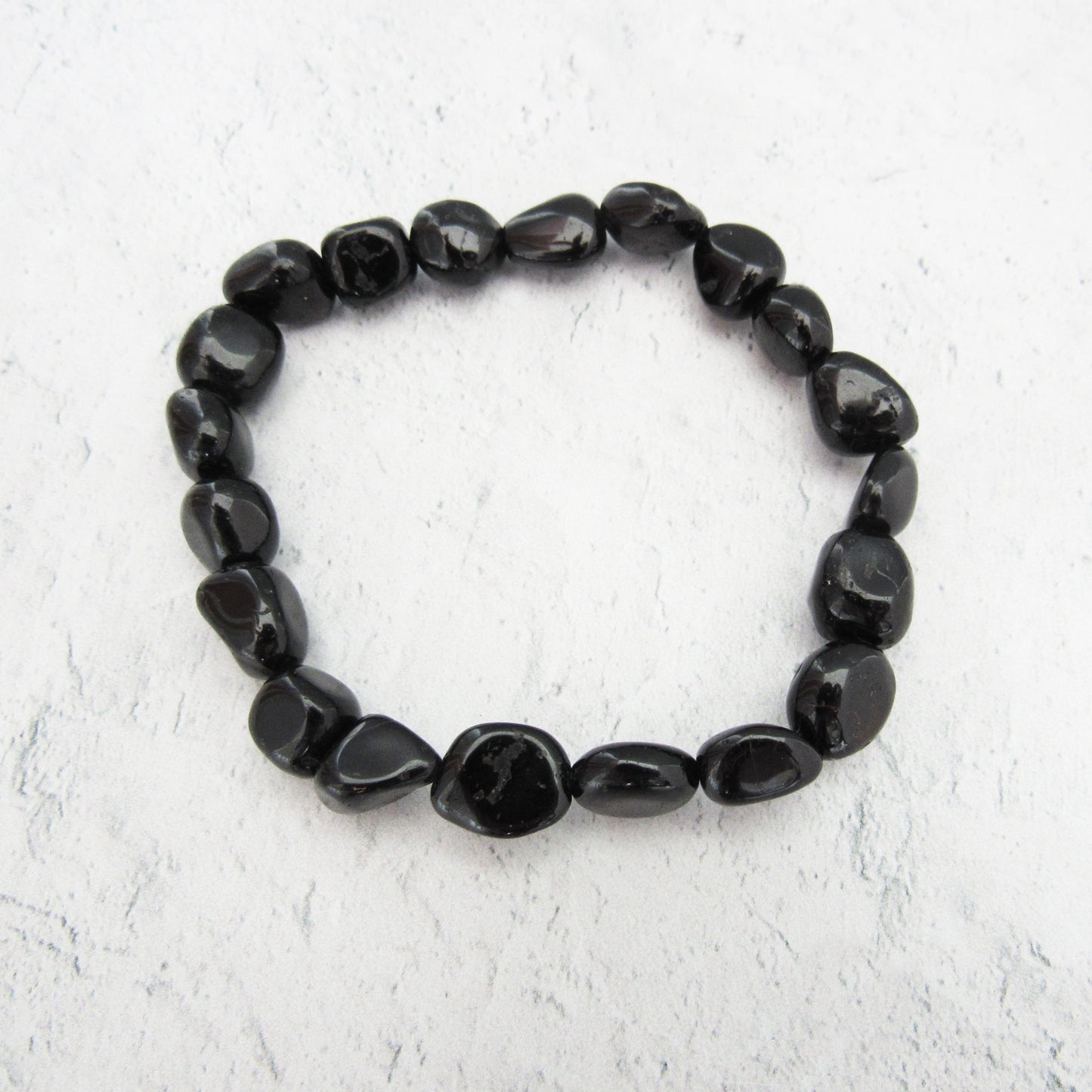 Tumbled Black Tourmaline Bracelet