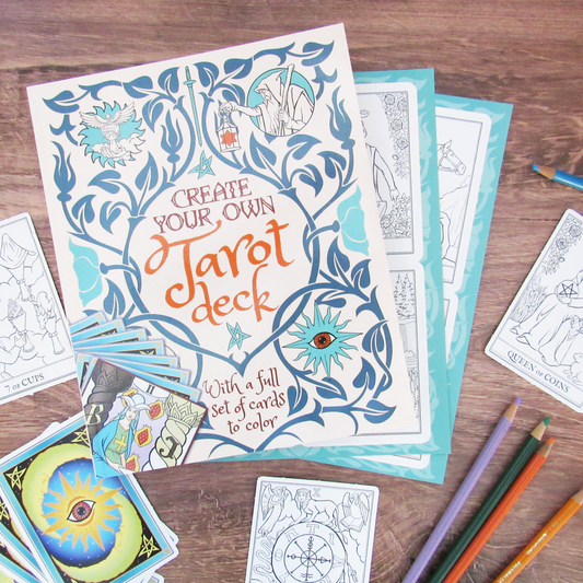 Create Your Own Tarot Deck (with a Full Set of Cards to Color)