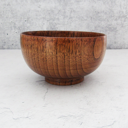 Natural Finish Wood Bowl