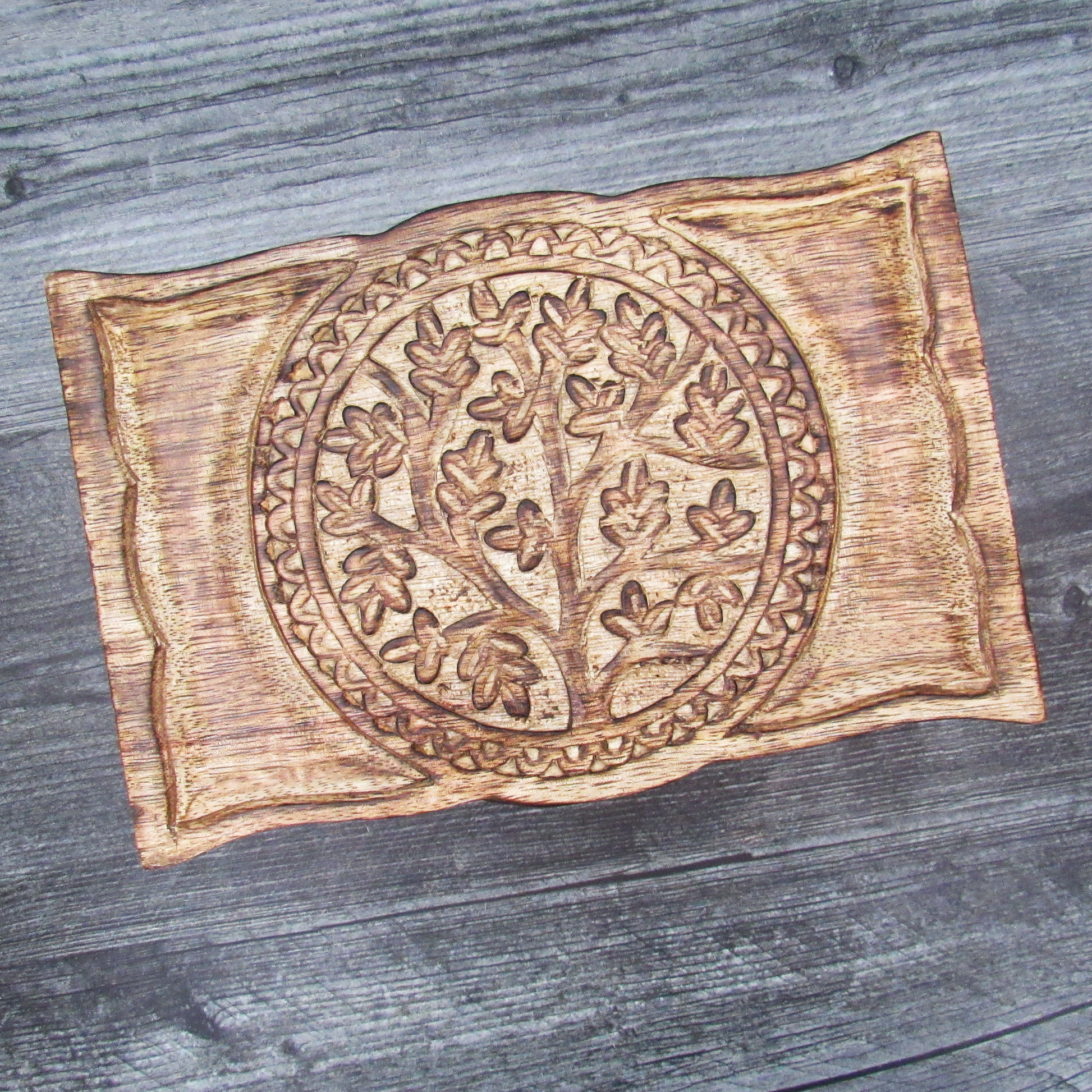 Tree of Life Wooden Chest