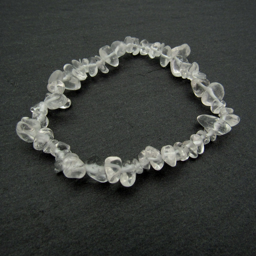 Clear Quartz Chip Bracelet