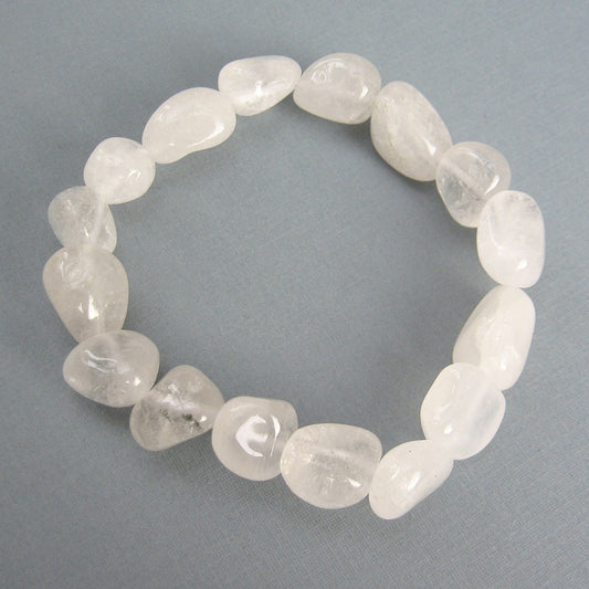 Tumbled Clear Quartz Bracelet