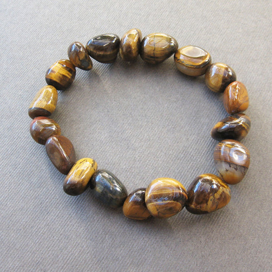 Tumbled Tiger's Eye Bracelet