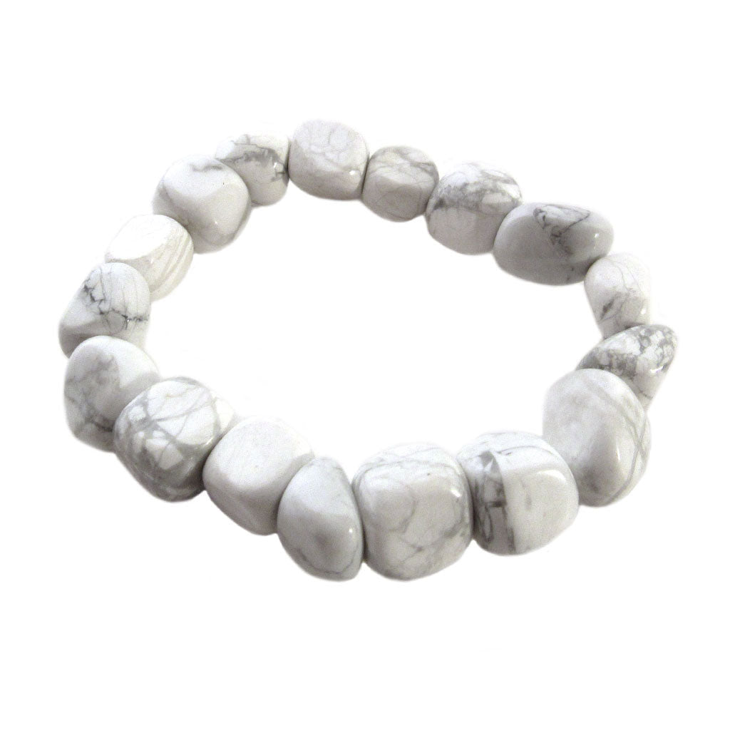 Tumbled Howlite Bracelet