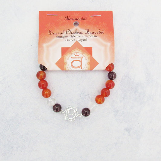 Sacral Chakra Gemstone Bracelet