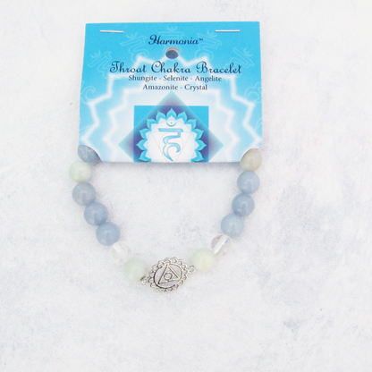 Throat Chakra Gemstone Bracelet