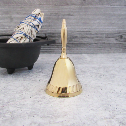 Mini Brass Altar Bell (3 Inches)