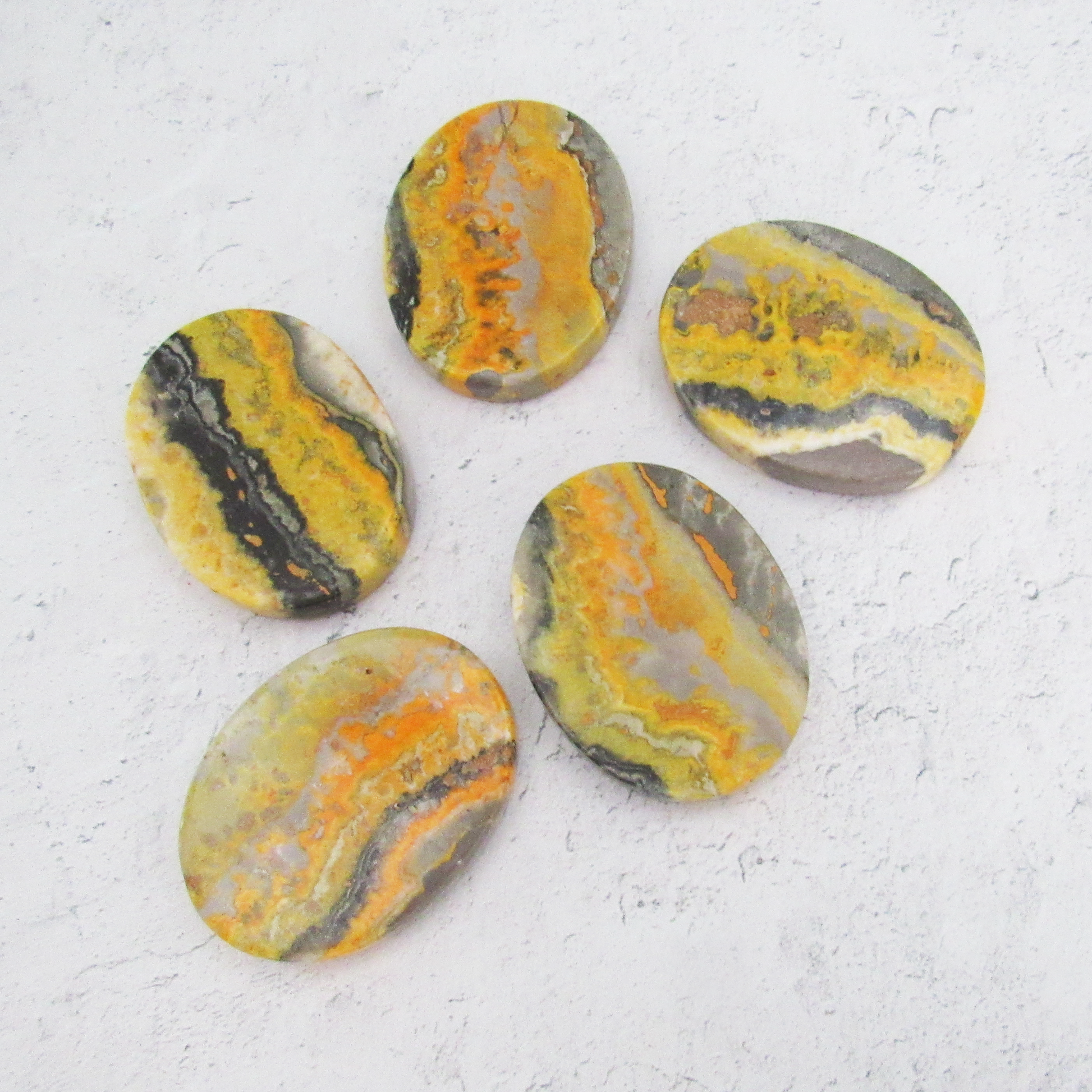 Bumblebee Jasper Oval Stone