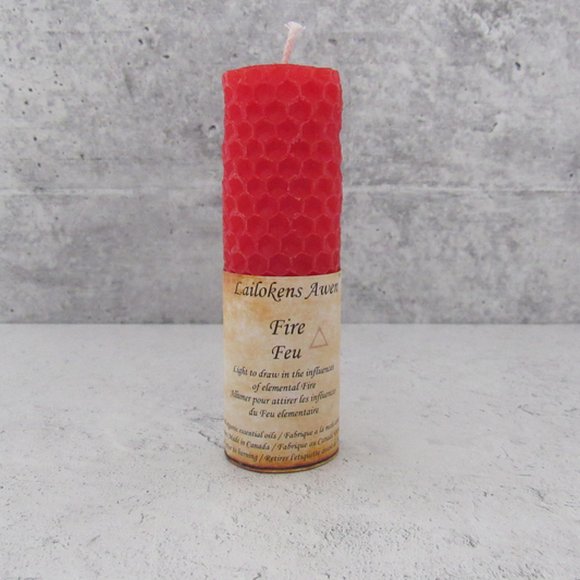 Lailokens Awen Elemental Candle - Fire