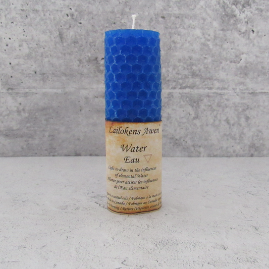 Lailokens Awen Elemental Candle - Water