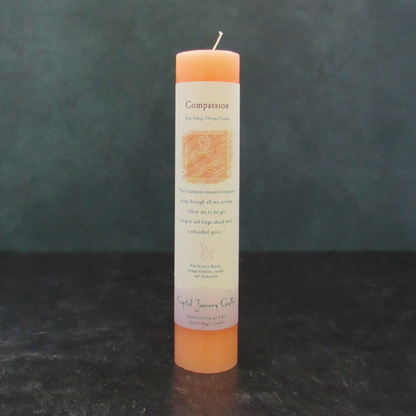 Crystal Journey Herbal Magic Candle - Compassion