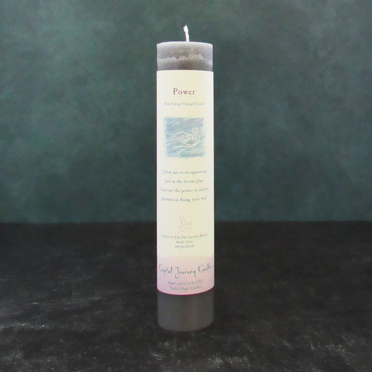 Crystal Journey Herbal Magic Candle - Power