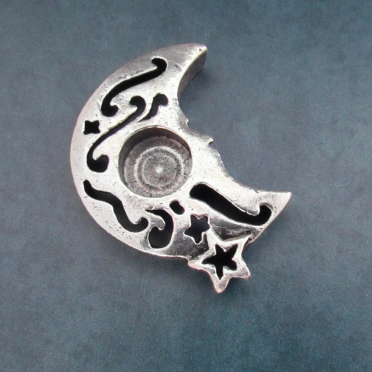 Crescent Moon Mini Candle Holder