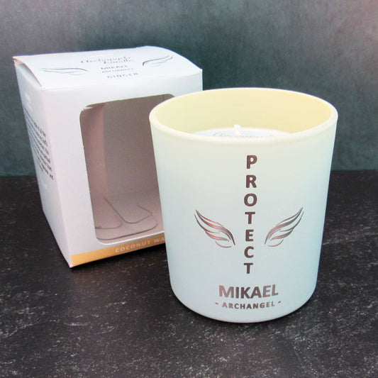 Archangel Mikael (Protection) Jar Candle - Ginger