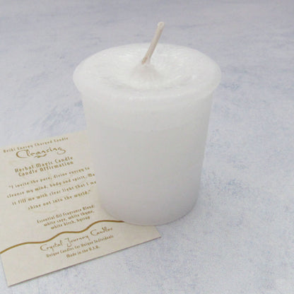 Cleansing Votive Candle by Crystal Journey