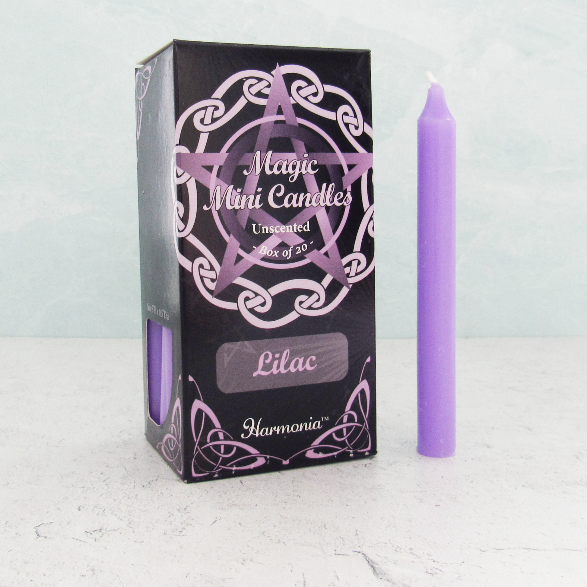 Lilac Mini Candles (Box of 20)