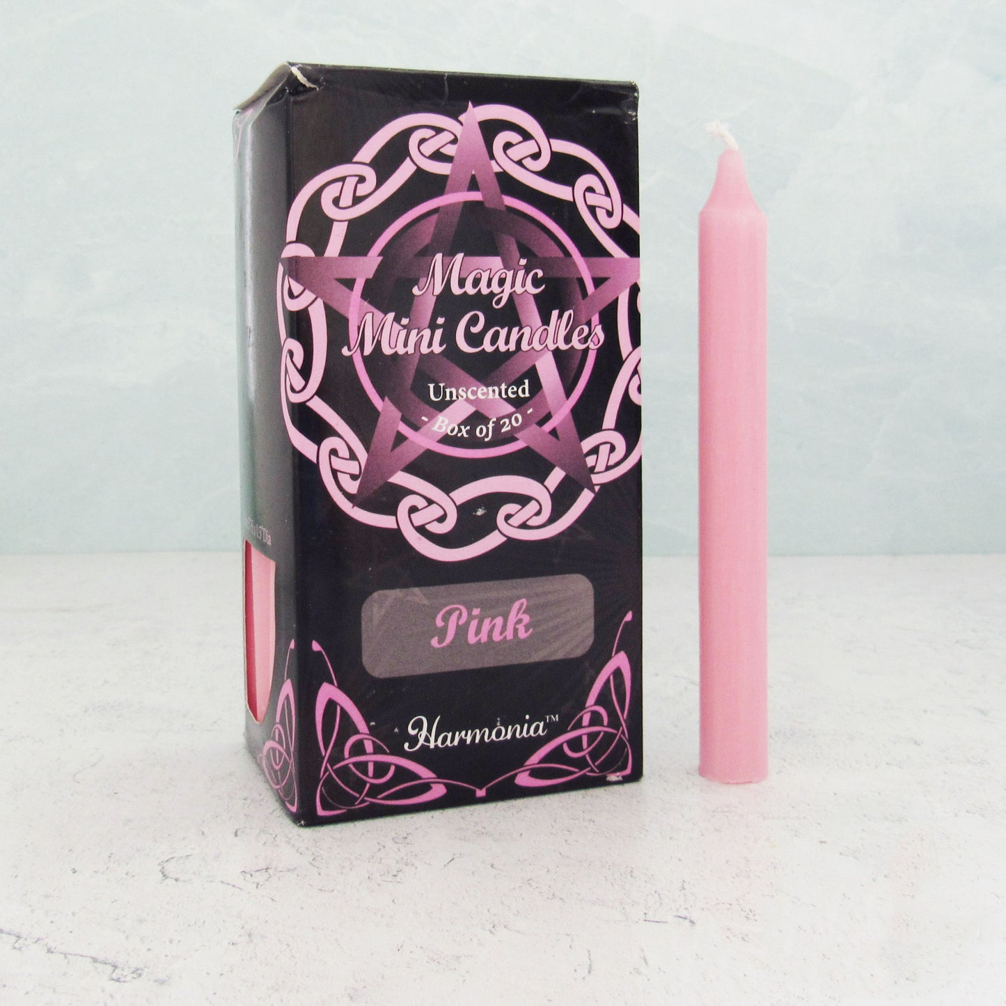 Pink Mini Candles (Box of 20)