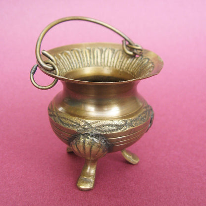 Mini Brass Celtic Cauldron