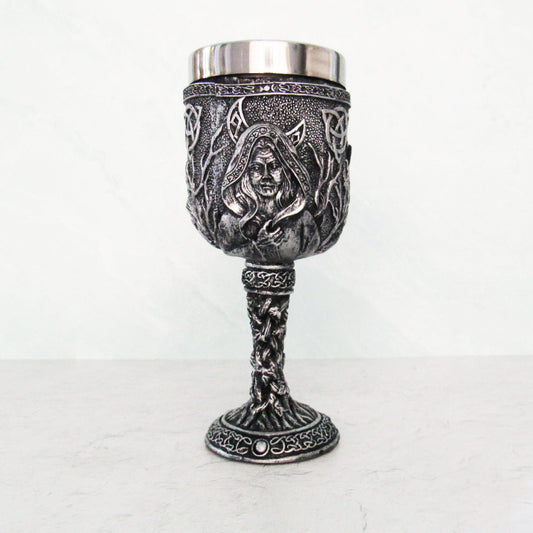 Triple Moon Goddess Chalice