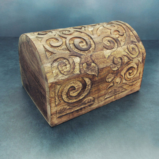 Spiral Tree Chest with Domed Lid