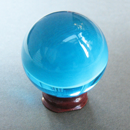 Aqua Crystal Gazing Ball (50 mm)