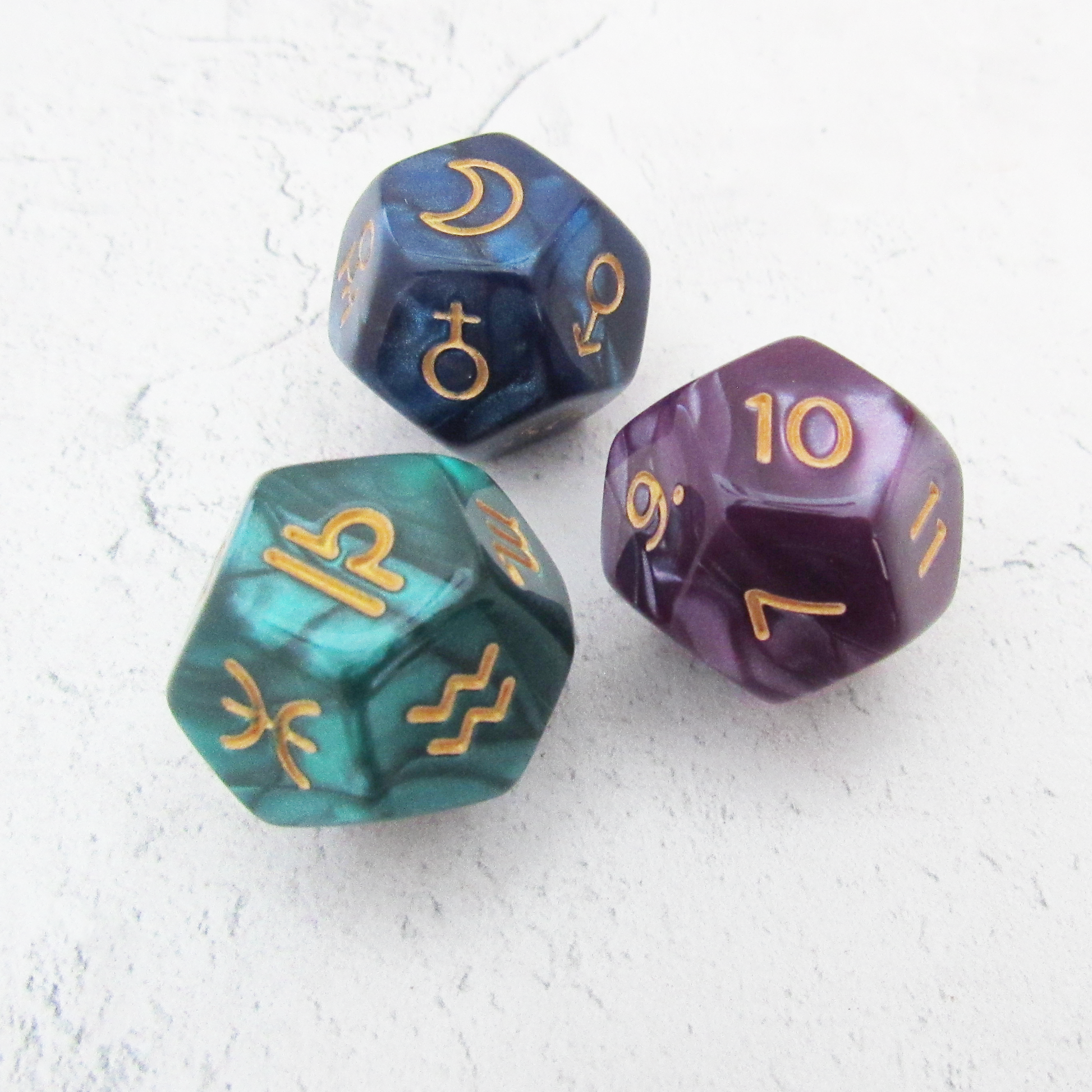 Astrology Dice with Booklet