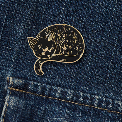 Luna Cat Enamel Pin