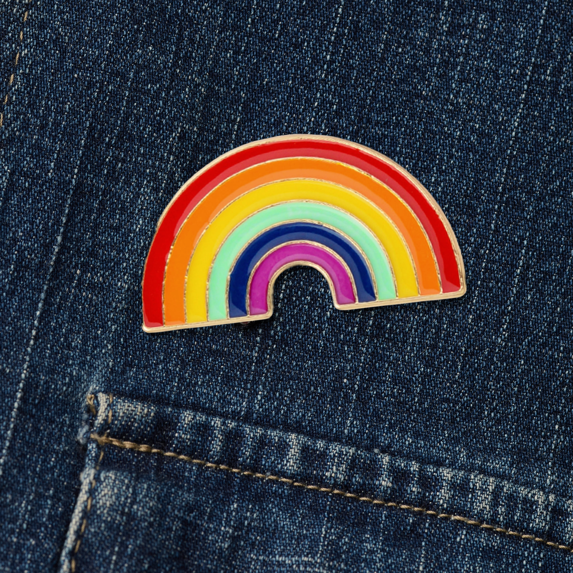 Rainbow Enamel Pin