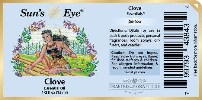 Clove Essential Oil (1/2 oz) by Sun's Eye