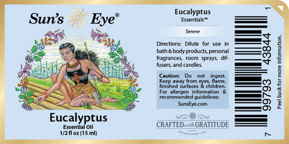 Eucalyptus Essential Oil (1/2 oz) by Sun's Eye