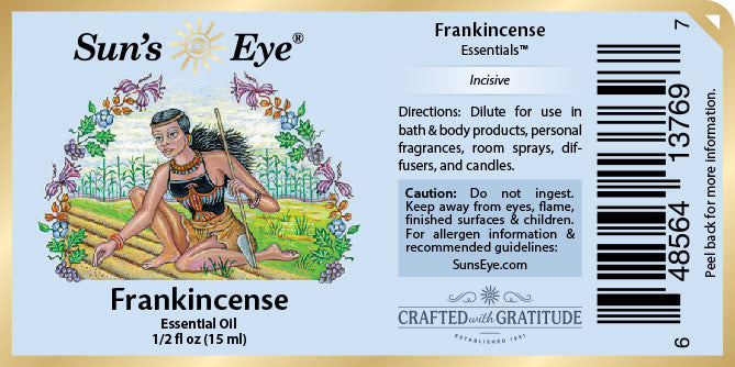 Frankincense Essential Oil (1/2 oz) by Sun's Eye